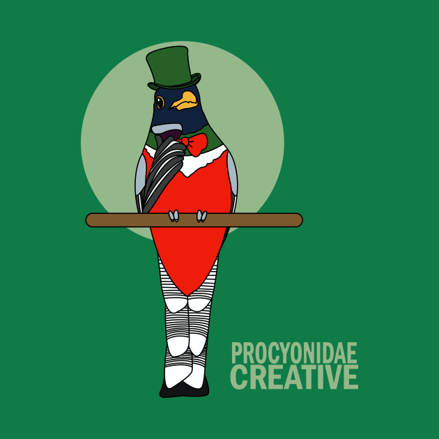 Elegant trogon by ProcyonidaeCreative