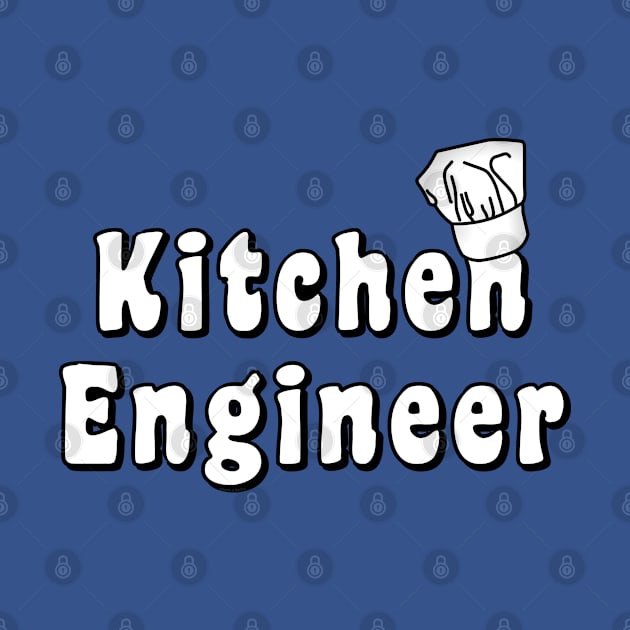 Kitchen Engineer White Text by Barthol Graphics