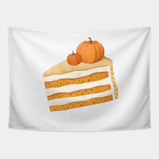 Pumpkin carrot cake with decorations Tapestry