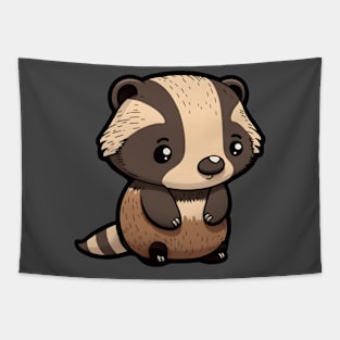 Adorable badger cub Tapestry