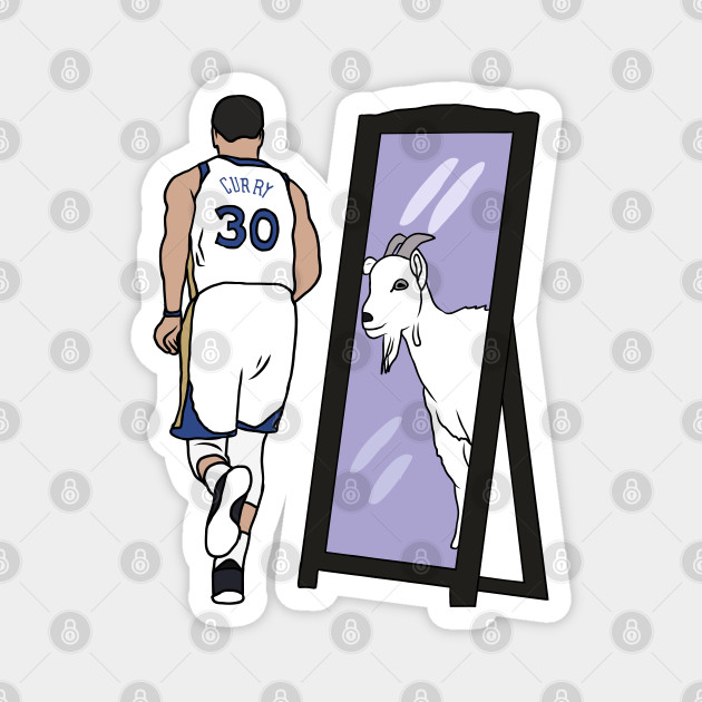 Steph Curry Mirror GOAT - Stephen Curry - Magnet