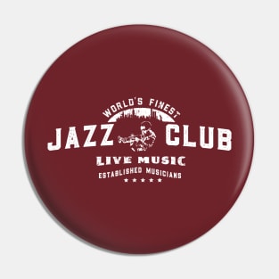 Vintage Jazz Club Design Pin