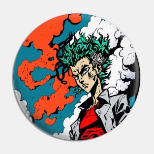 Serious Anime Pin