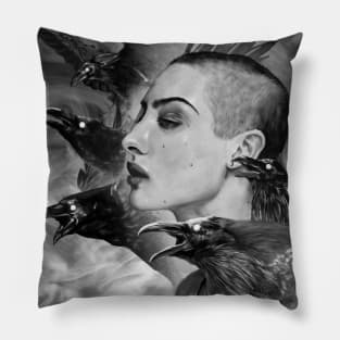 Raven Pillow