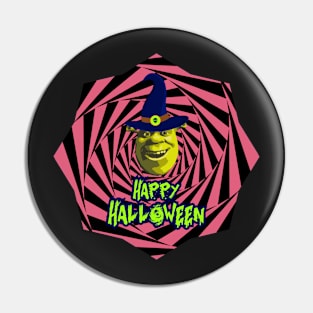 Funny Halloween Shrek Pin