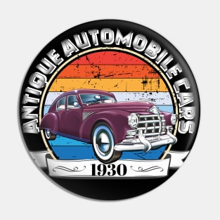 Antique Automobile Cars Pin