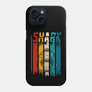 retro summer shark Phone Case