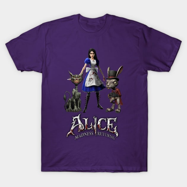 Alice: Madness Returns-Alice Liddell, Cheshire Cat, White Rabbit | Poster