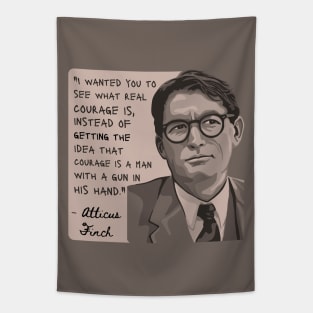 Atticus Finch Quote Tapestry