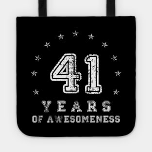 Vintage 41 years of awesomeness Tote