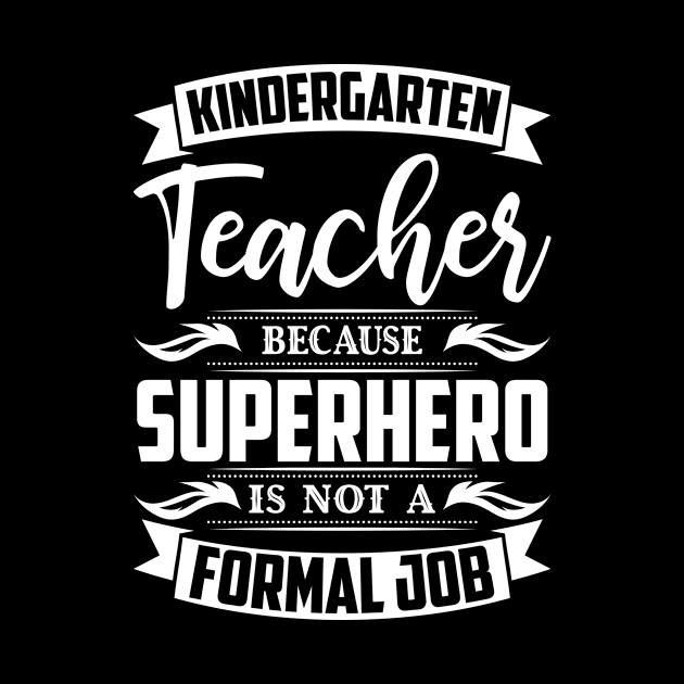 kindergarten teacher gifts by HBfunshirts