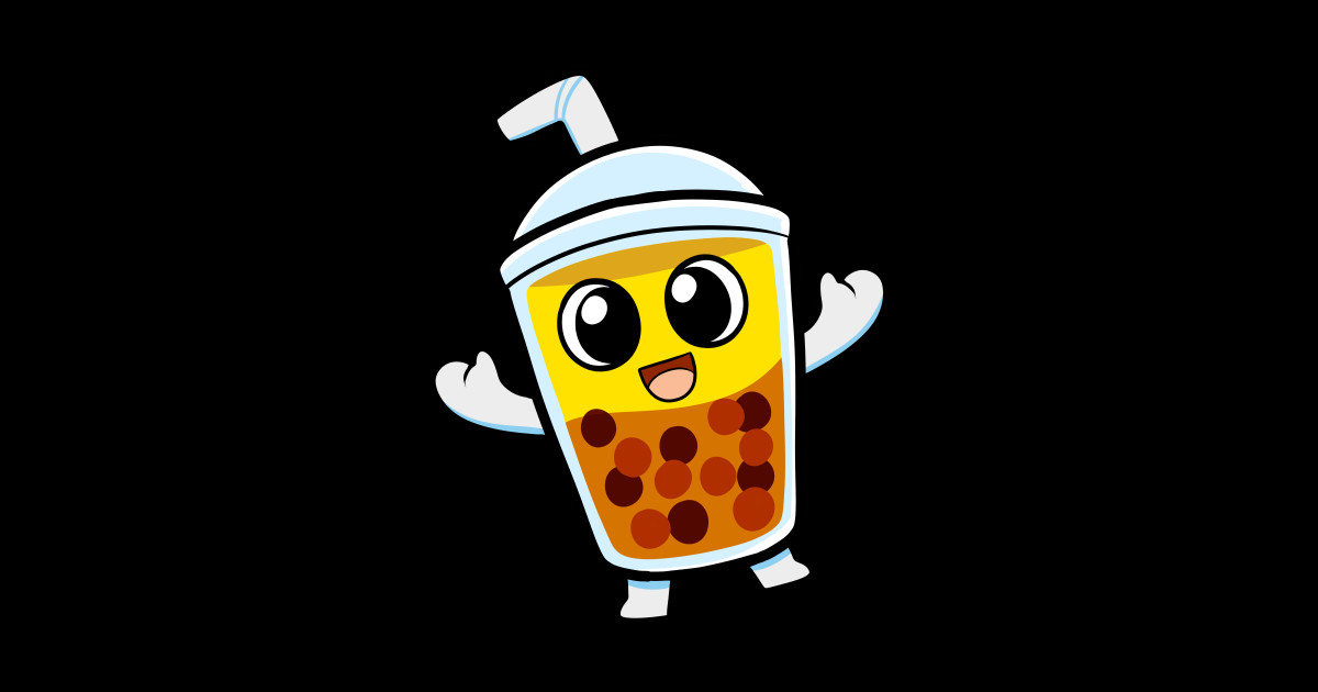 Milk Tea Boba Chibi - Boba - Posters and Art Prints | TeePublic
