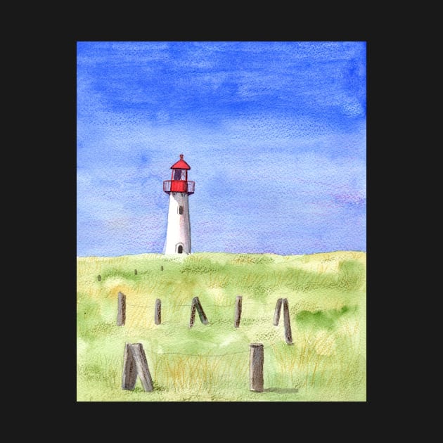 Whimsical Lighthouse Mixed Media by Sandraartist