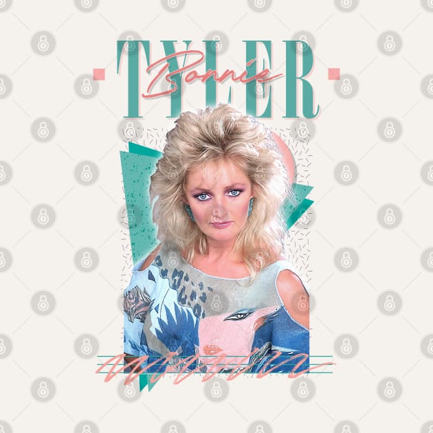 Bonnie Tyler \/\/ 80s Aesthetic Fan Art Design by DankFutura