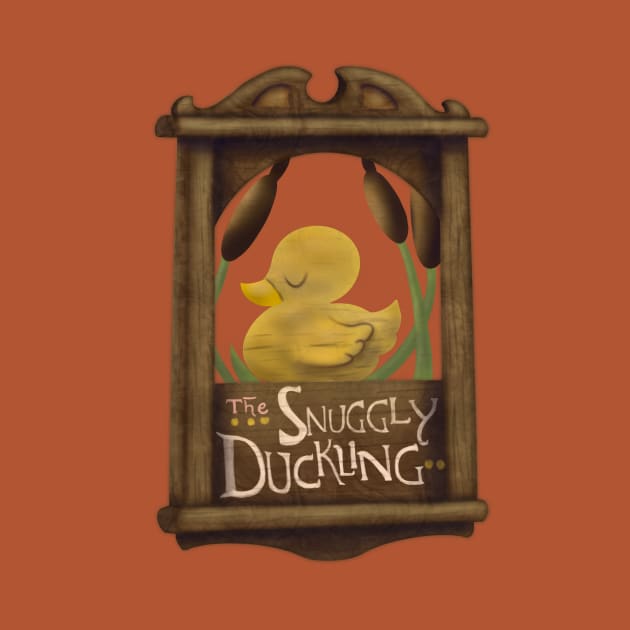 The Snuggly Duckling- Tangled by Art-by-Sanna