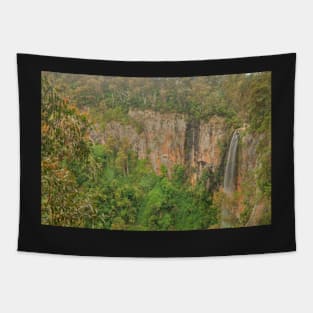 Purling Brook Falls .. wide view Tapestry