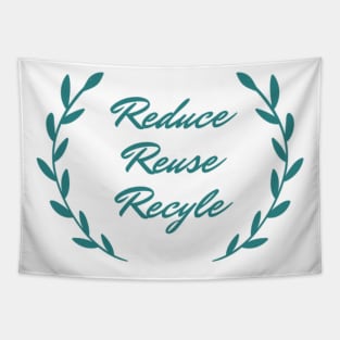 Reduce, Reuse, Recycle Tapestry