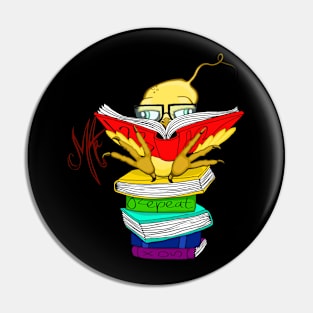 Grumpy Chicken Reader Pin