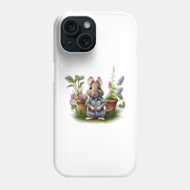 cute Mouse Phone Case by JnS Merch Store