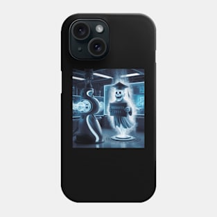 AI generated graduated 2024 haunted ghost Phone Case