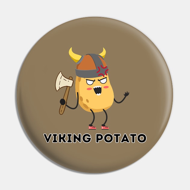 Viking Potato Pin by Zero Pixel