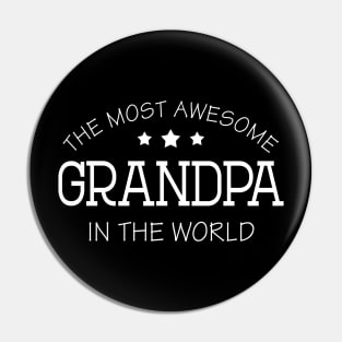 The Most Awesome Grandpa In The World Pin