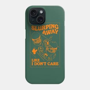 Slurping Ramen Away Phone Case