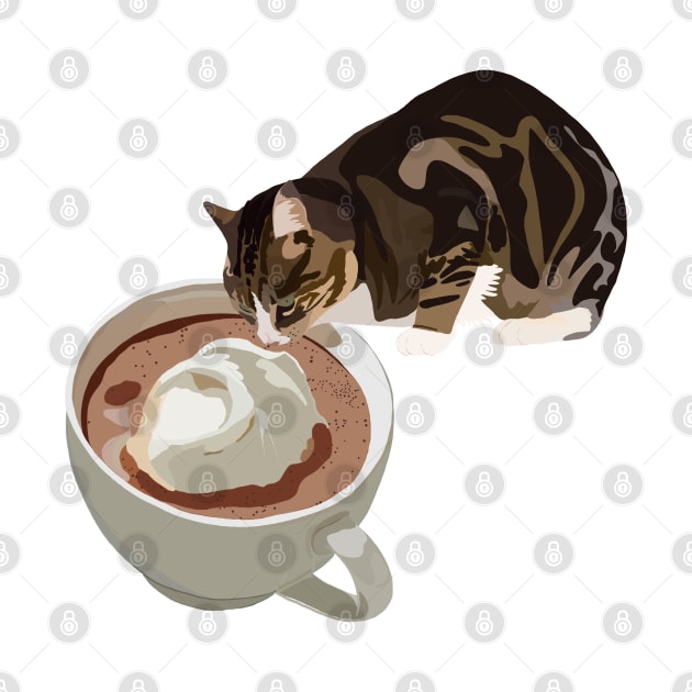 Coffee Cat by smoochugs