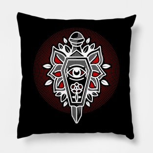 Tattoo Coffin Pillow