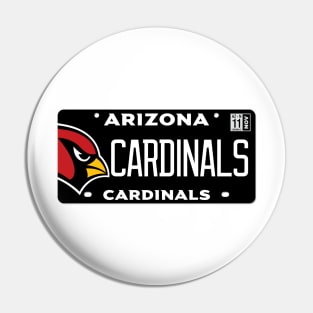 Arizona Cardinals Vanity Plate Pin