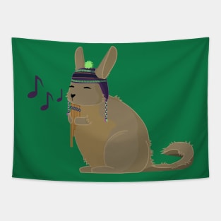 Viscacha music (purple and green) Tapestry