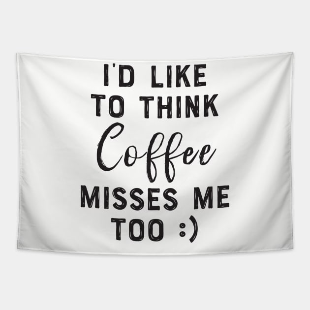 I miss coffee Tapestry by mamita