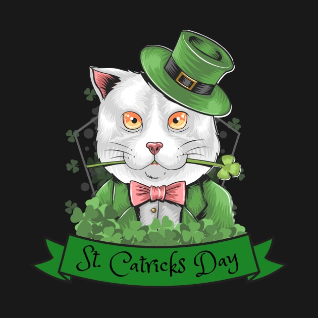 Happy St. Patrick Day - Happy St. Catricks Day by Qibar Design