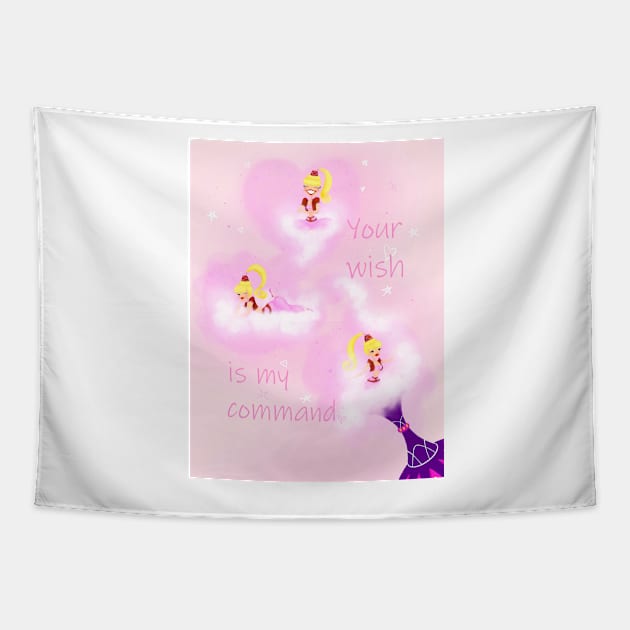 Your wish is my command Tapestry by hallieodom