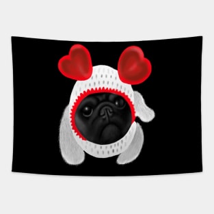 Pug Dog Lovers Gift Tapestry