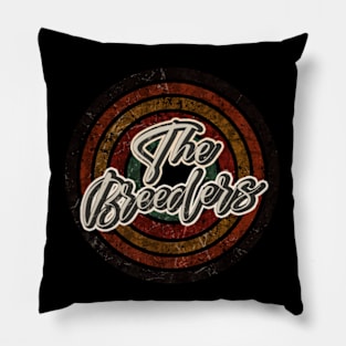 The Breeders vintage design on top Pillow