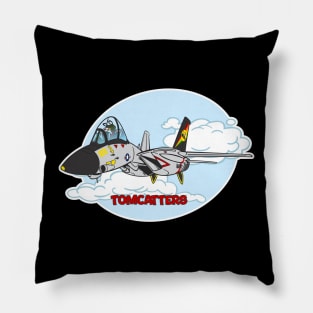 Tomcat Cartoon VF-31 Tomcatters Pillow