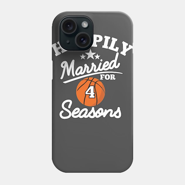 Happily married for 4 seasons Phone Case by RusticVintager