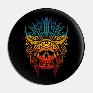 Indian Skull Pin