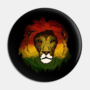 Rasta Lion, Lion of Judah Pin