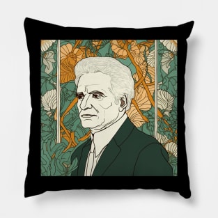 Jacques Derrida drawing Pillow