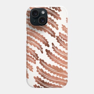 fern leaf rose gold Phone Case