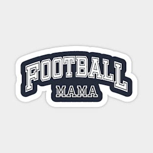 Football Mama College, Retro Football Player Mom Magnet