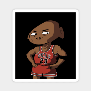 Michael Jordan Cartoon Magnet