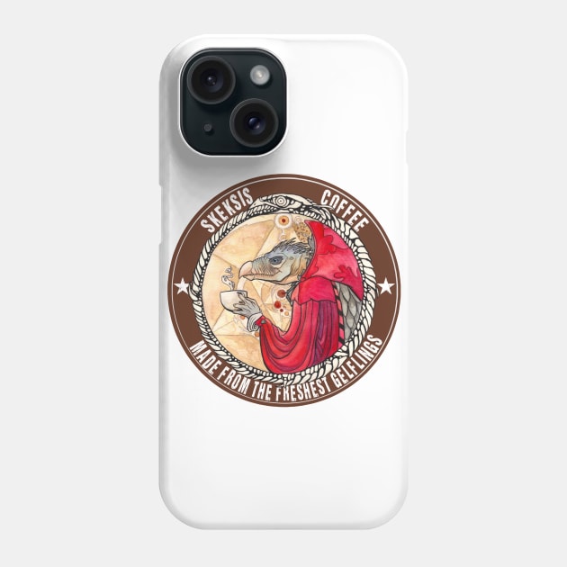 Skeksis Coffee Phone Case by charamath