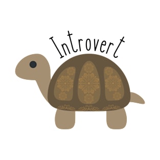 Introvert Tortoise Cute T-Shirt