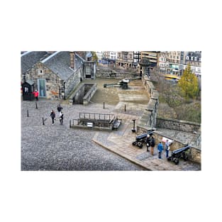 Near the One o'clock gun within the walls of Edinburgh Castle T-Shirt