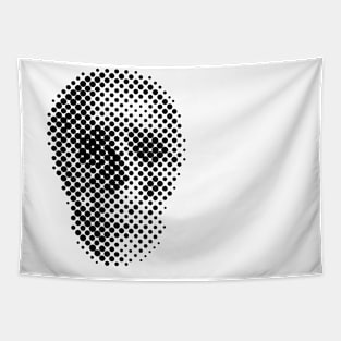 Skull Halftone Tapestry