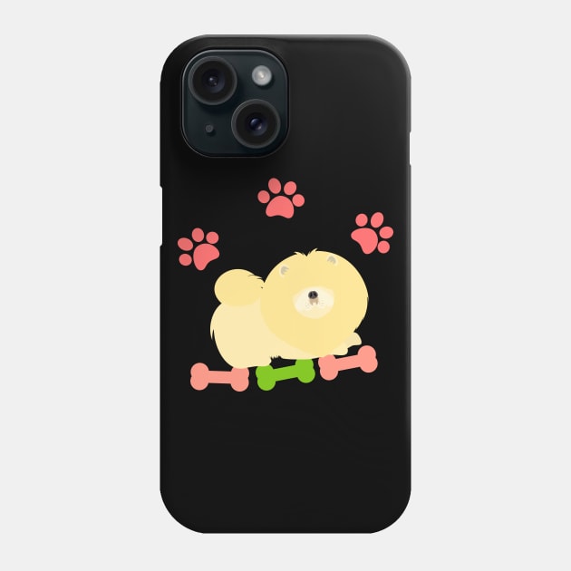 Cute Chow Chow Dog Phone Case by LulululuPainting