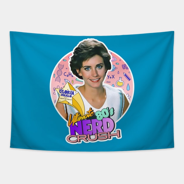 Misfits of Science ● Gloria Dinallo Ultimate 80s Nerd Crush Tapestry by darklordpug